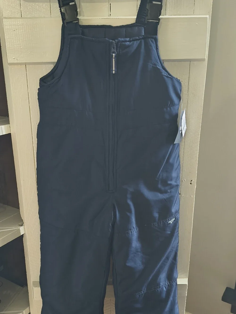 Kids Navy Oshkosh One-Piece Snow Pants